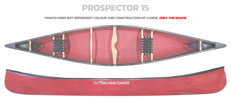 Prospector 15, Featherglass, Vinyl Trim Ruby Red